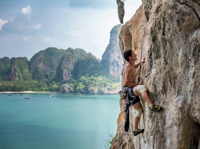 Rock Climbing in Krabi with trekhops
