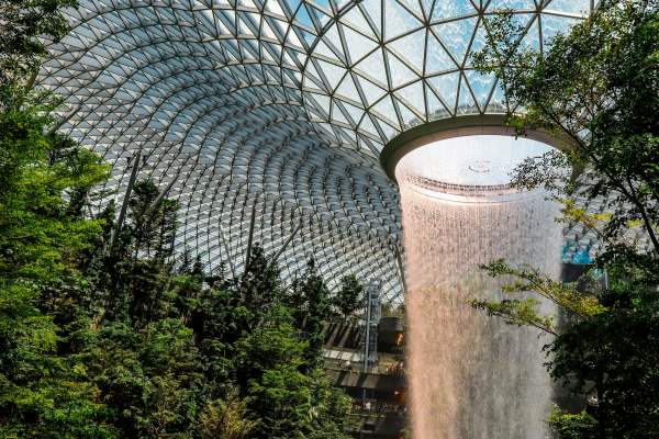 Jewel Changi-Romantic Places To Visit In Singapore For Honeymoon 