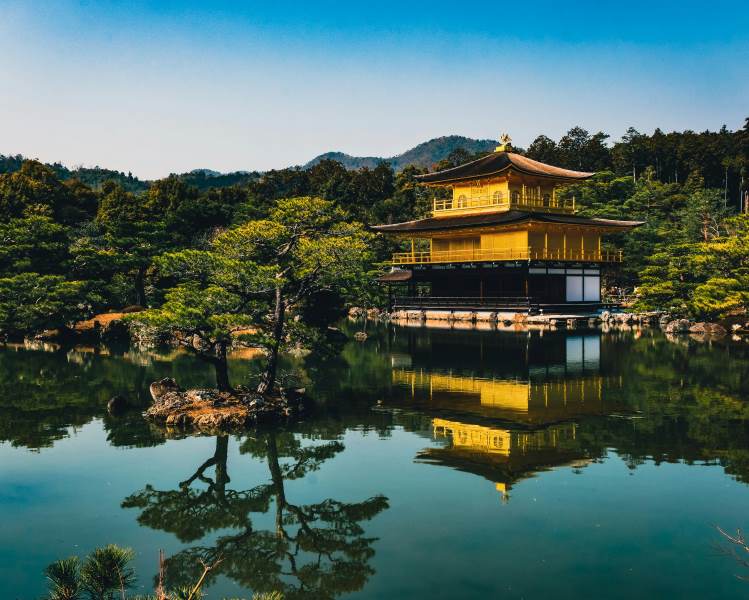 Kinkaku-ji (Golden Pavilion) is one of the most iconic landmarks in Kyoto, Japan. Officially known as Rokuon-ji, this Zen Buddhist temple is famous for its stunning gold-leaf-covered exterior, tranquil gardens, and serene reflective pond.