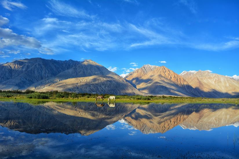 Tso Moriri, lake in is one of the most beautiful lakes in Ladakh india