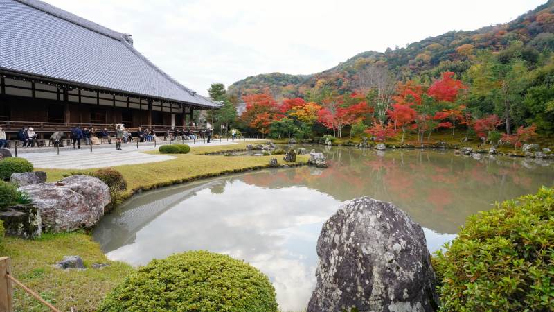 Tenryu-ji Temple is one of the most important Zen temples in Kyoto, Japan.